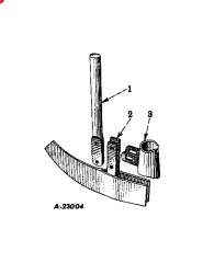 IH 4-ROW FERTILIZER UNIT SPOUT, DISCHARGE