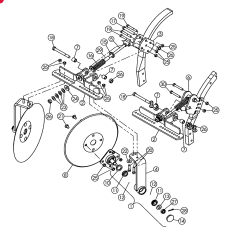 6 & 8 ROW MOUNTING PARTS