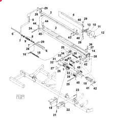 6 & 8 ROW HYDRAULIC CYLINDER,Double Acting, 31mm Rod, 406.4mm Stroke