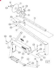 DMI NUTRI-TILL'R HYDRAULIC CYLINDER,Double Acting, 31mm Rod, 406.4mm Stroke