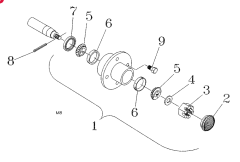 DMI NUTRI-TILL'R HUB ASSY.