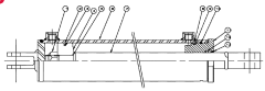 2003 CYLINDER,Double Acting, 28.57mm Rod, 457.2mm Stroke