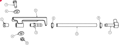2003 90 ELBOW,90 Degree Elbow, 3/8" Hose Barb x 1/4" Male NPTF