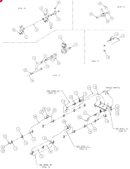 2003 FITTING,1-1/2" Hose Barb x 1-1/2" Hose Barb x 1" Male Thread Hose Barb Tee