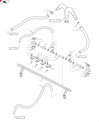 2012 FITTING,1" x 1-1/2" 90 Degree Poly Hose Barb Elbow