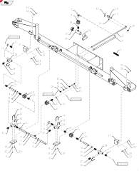 2012 FITTING,1-1/2" Hose Barb x 1-1/2" Hose Barb x 1" Male Thread Hose Barb Tee