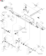 2012 FITTING,1-1/2" Hose Barb x 1-1/2" Hose Barb x 1" Male Thread Hose Barb Tee
