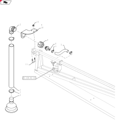 2012 FITTING,2" Male Thread x 2" 90 Degree Hose Barb