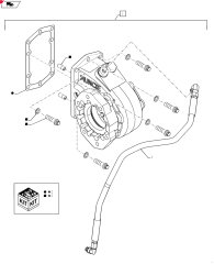 2012 HYDRAULIC HOSE,28.00", SAE 100R5