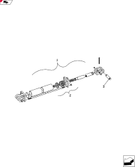 CADDY UNIT HYDRAULIC CYLINDER,Double Acting, 31.75mm Rod, 203.2mm Stroke