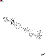 CADDY UNIT Fan Mounting Bracket, Includes Item Ref. 26