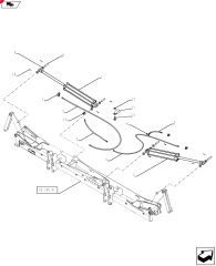 NUTRI-PLACR HYDRAULIC CYLINDER,Double Acting, 50.8mm Rod, 762mm Stroke