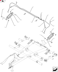 NUTRI-TILL'R 24 ROW CYLINDER,Double Acting, 31.75mm Rod, 254mm Stroke