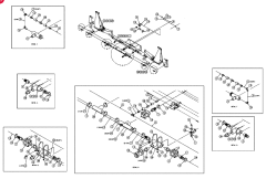 LIQUID SYSTEM APPLICATOR FITTING,1-1/2" Hose Barb x 1-1/2" Hose Barb x 1" Male Thread Hose Barb Tee
