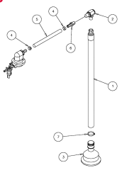LIQUID SYSTEM APPLICATOR TUBE,0.75" ID