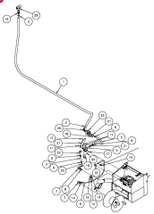 LIQUID SYSTEM APPLICATOR FITTING,3/4" Male Thread x 3/4" 90 Degree Hose Barb
