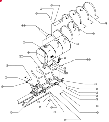 LIQUID SYSTEM APPLICATOR NeopreneTank Band 126.26"