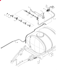 850/1000 GALLON PLUG,2" Flange, Poly