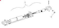 PULL TYPE HYDRAULIC CYLINDER,Double Acting, 31.75mm Rod, 254mm Stroke