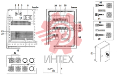 42. Щиток электрический электронного блока управления "QGS Box"