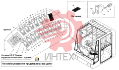 47. Панель управления передняя (левая)