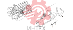 85. Двигатель - SCANIA DC12 - стартер