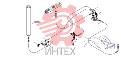 Система гидравлическая стояночного тормоза 35.B040.132