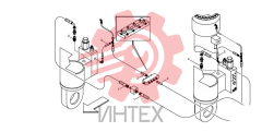 Система гидравлическая подъемных цилиндров 35.B090.201