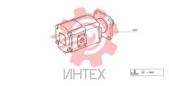 Насос гидравлический PLP20-14DX