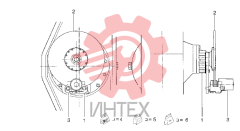 Тормоз ручной 30.D020.037