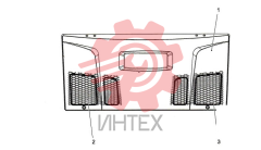 Решетка капота R6024820