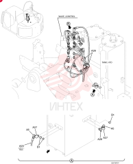 90 ELBOW,Male, 30 Degree Fl, PF 3/8" x PF 3/8", O-Ring