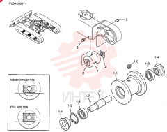ROLLER, TRACK PE64D00005F1