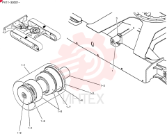 ROLLER ASSY. PW64D01017F1