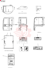 WARNING DECAL PV20T01008P1