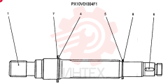 SHAFT ASSY. PX10V01004F1