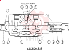 HYDRAULIC VALVE PW30V01008F1