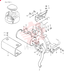 MUFFLER ASSY PW12P00002F1