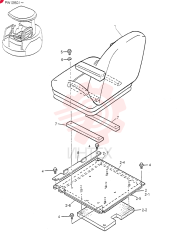 SEAT ASSY (CAB) PW25M00005F1