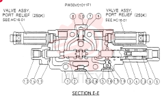 VALVE ASSY(ARM) PW30V01011F1