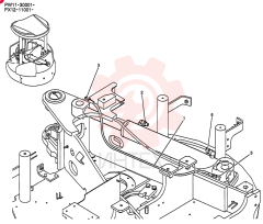 HYD LINES, CYLINDER PX42H00027F1
