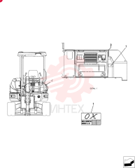 Схема (35SR-5) - COMPACT CRAWLER EXCAVATOR - ASN PX15-21105 (NA) (1/08-12/13) PW22T00116F1