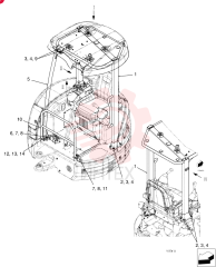Схема (35SR-5) - COMPACT CRAWLER EXCAVATOR - ASN PX15-21105 (NA) (1/08-12/13) PW06C00042F1