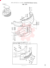 COUNTERWEIGHT INSTAL, APPLICABLE: (PX05001-05600)