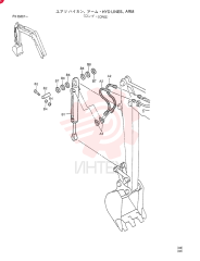 HYD LINES, ARM PX43H00001F2