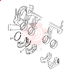 SET OF STD MAIN BRGS VAME999384