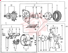 GENERATOR ASM,12V-50A