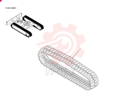 CRAWLER BELT PY61D00015F1