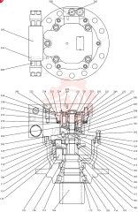 HYDRAULIC MOTOR,22.1CC