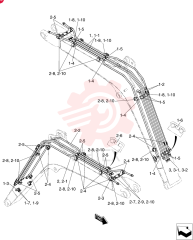 Hyd., Boom 2.79m, (Nibbler and Breaker)